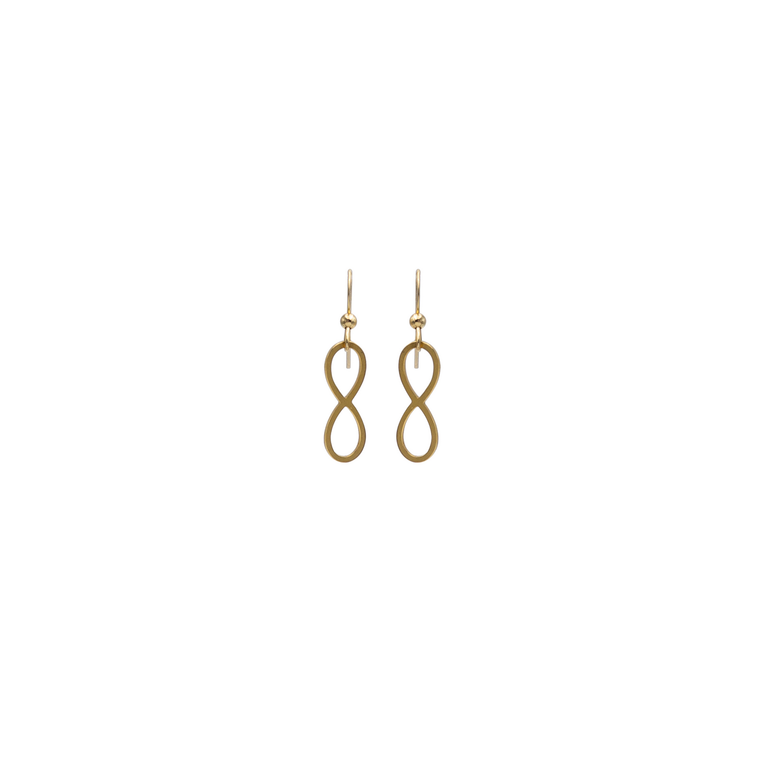 Gold-Filled Infinity Earrings