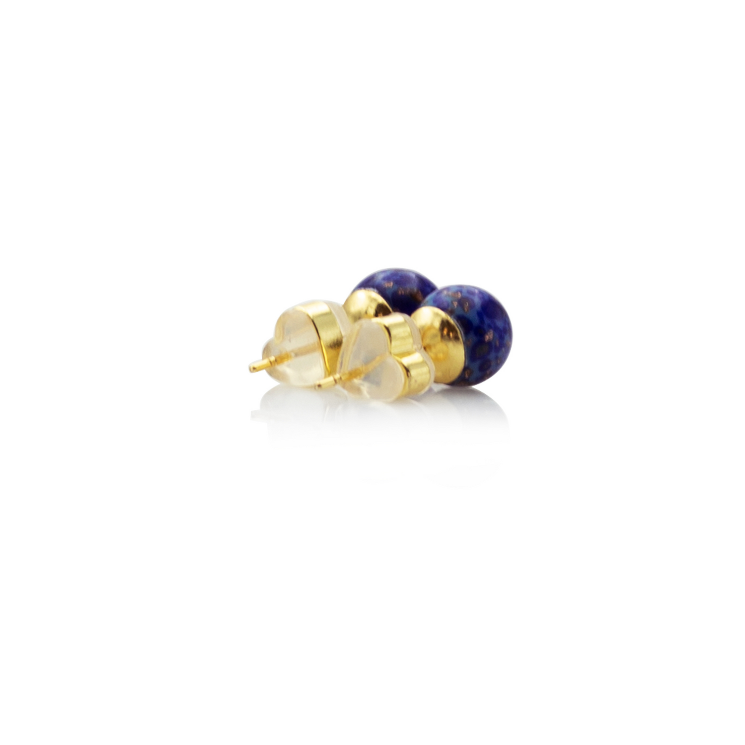 Lapis Lazuli Stud Earrings