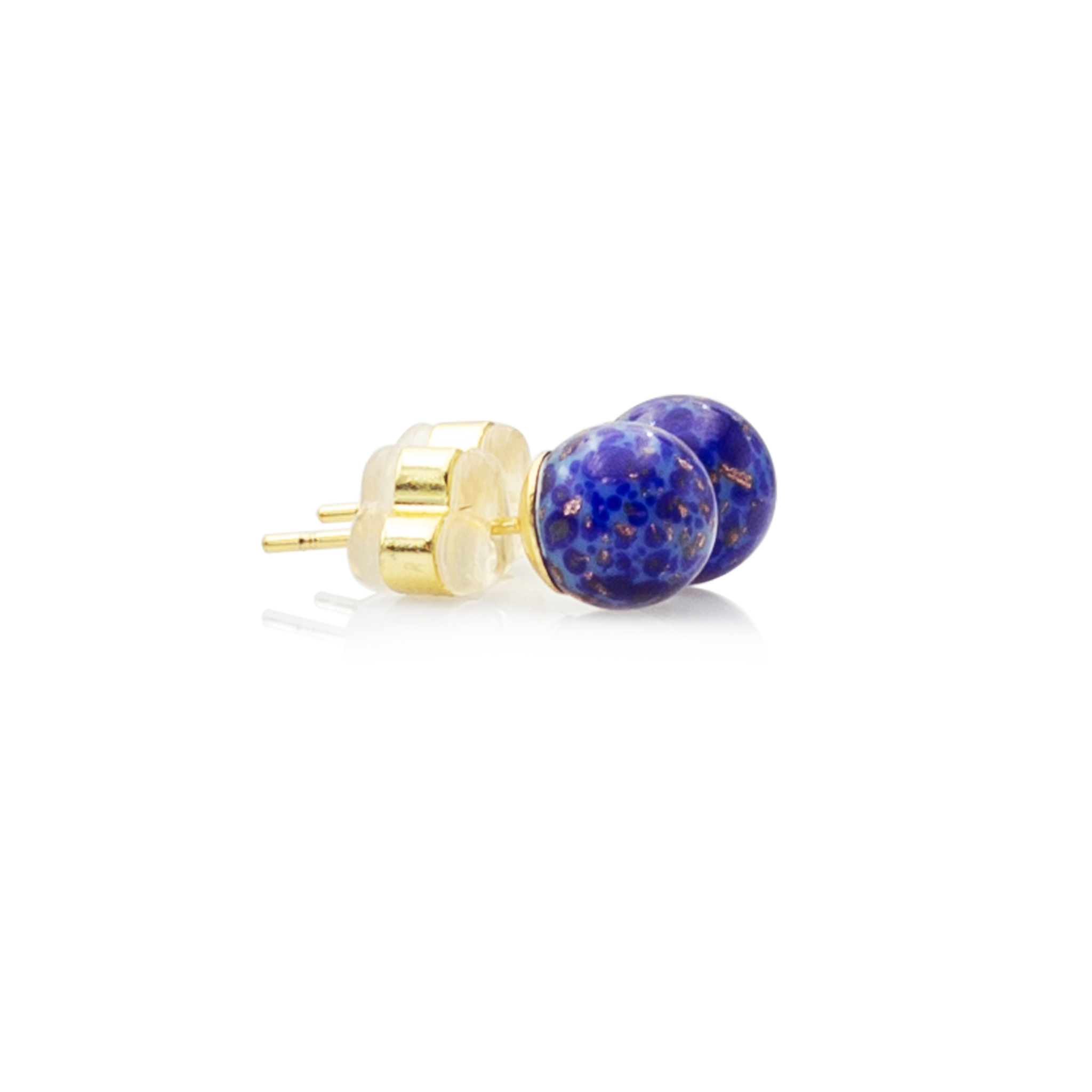 Lapis Lazuli Stud Earrings