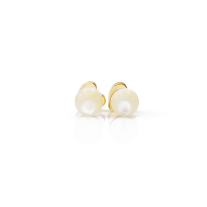 Mother of Pearl Studs, Cream