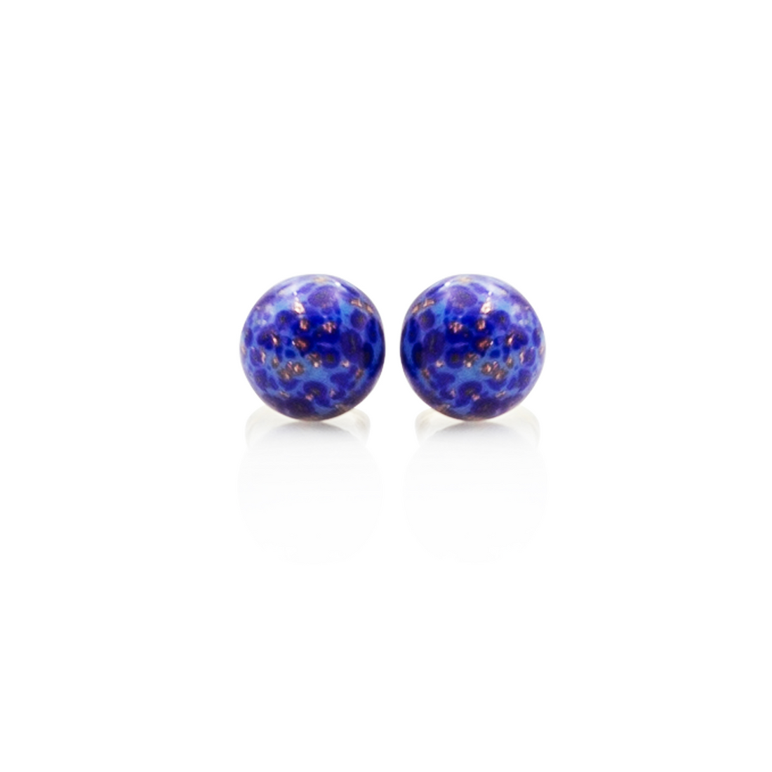 Lapis Lazuli Stud Earrings