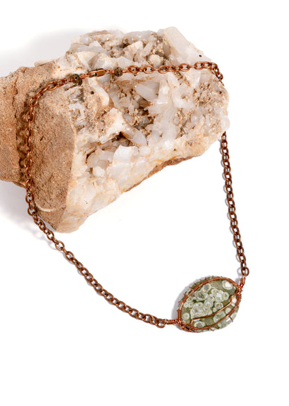 Rainforest Jasper Copper Necklace