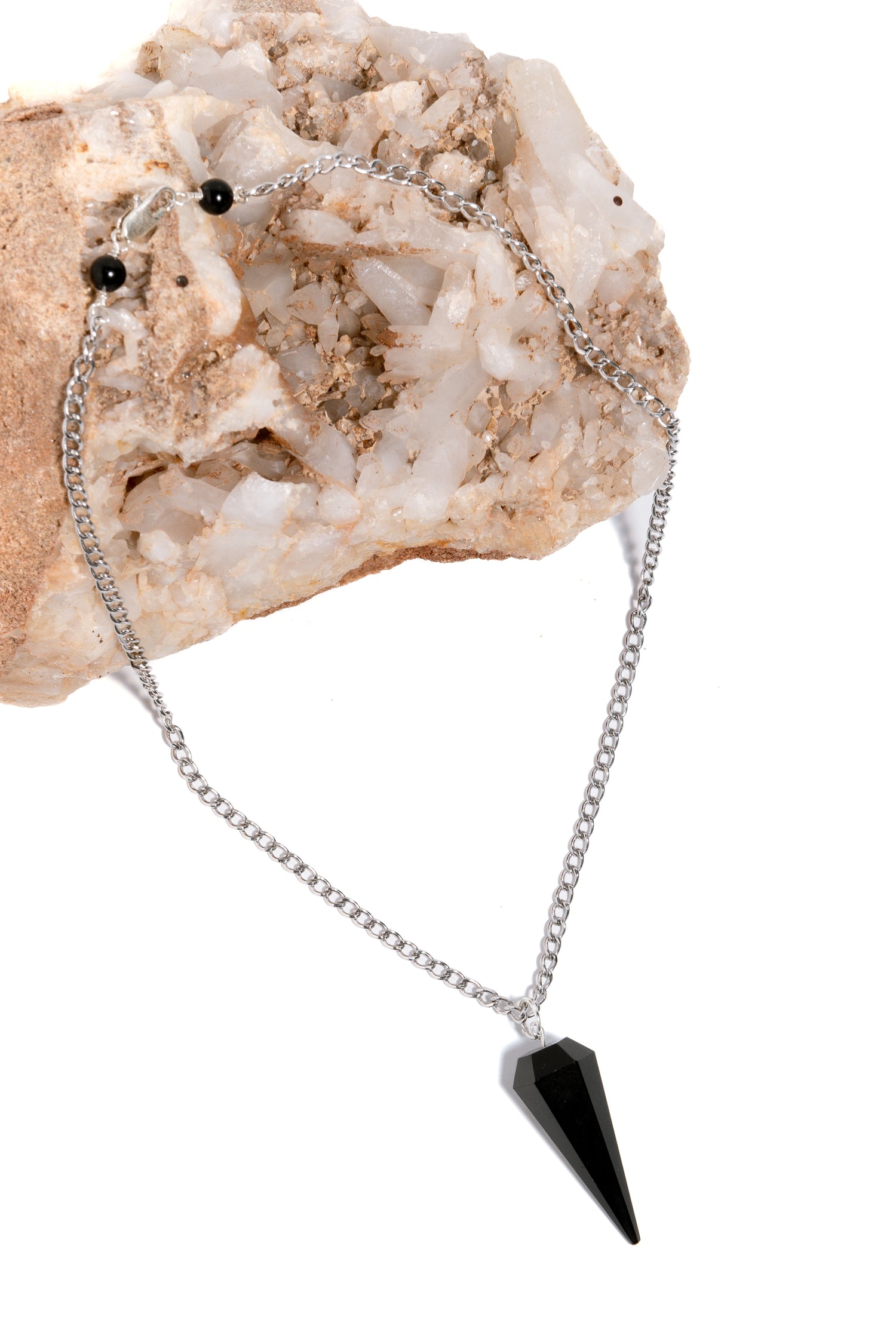 Black Tourmaline Pendant Necklace